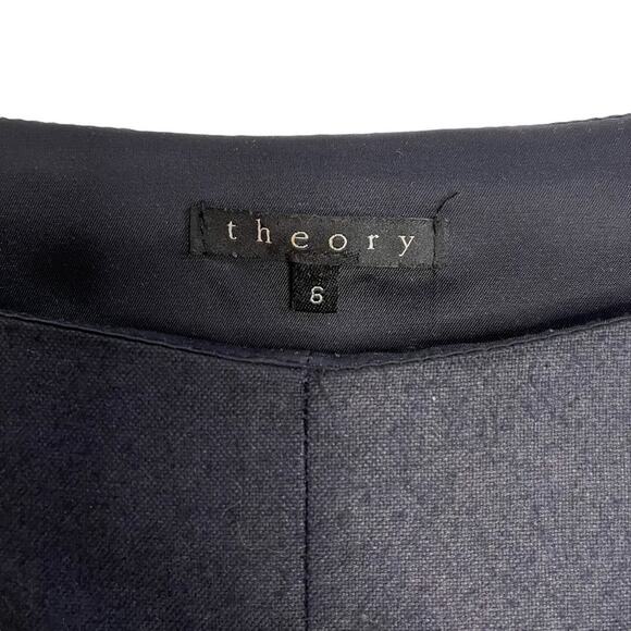 Theory Sleeveless Fitted Wool Blend Sheath Dress - Picture 3 of 8